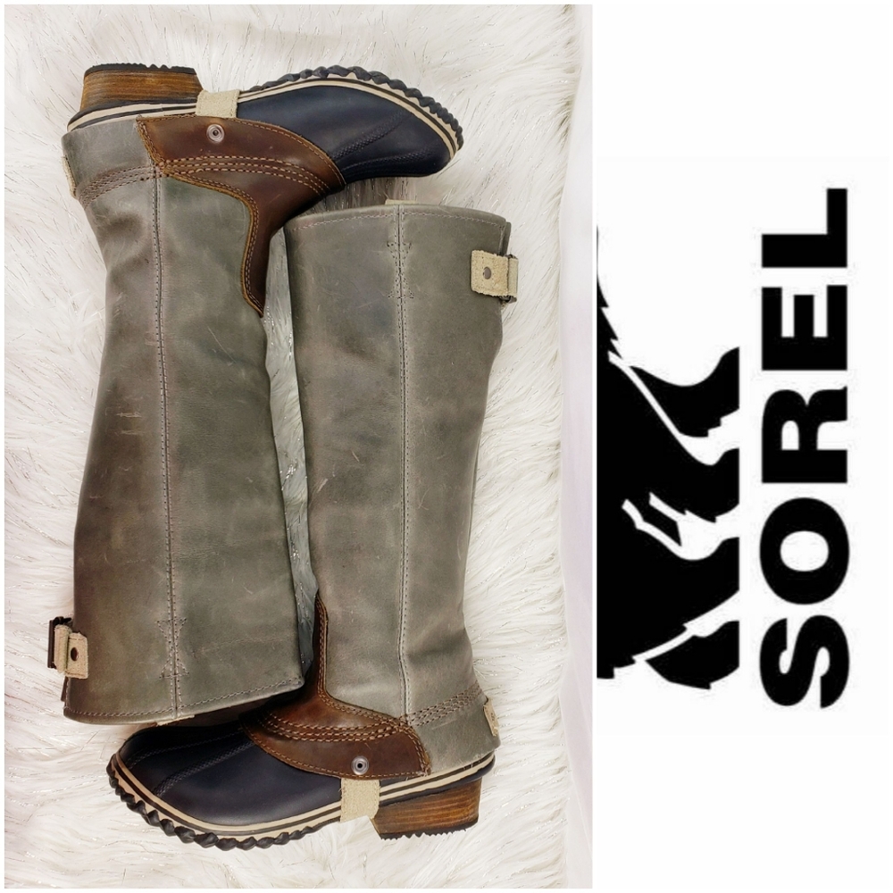 Sorel Slimpack Riding Tall Boots Sz 7.5